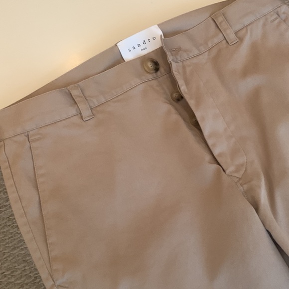 Sandro Paris chino pants light beige - Picture 4 of 7